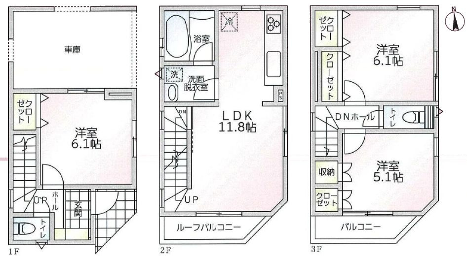 荒川区西尾久8丁目中古住宅の間取り|南東角地につきまして日当たり・通風良好。新規リフォーム施工が完了いたしましたのでいつでも内覧が可能です。
