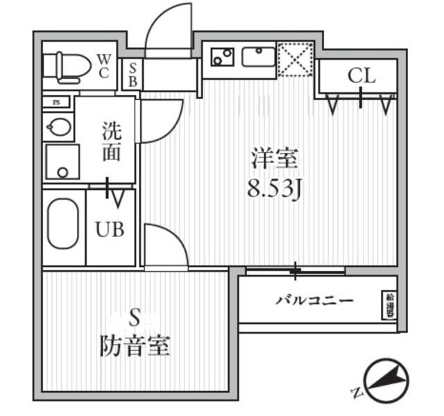 Ｔ’ｓ　Ｃｕｏｒｅ　ＭＵＳＥ落合南長崎の間取り