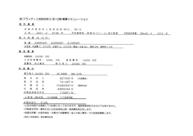 【その他】 | 仮）フラッティ上桂前田町Ⅱ