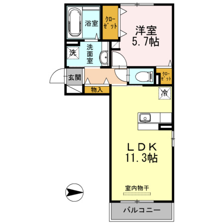 パティオの間取り