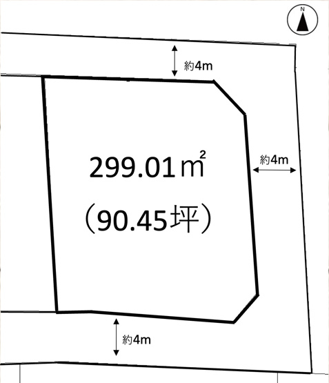 【土地図】 | 寄居町末野　売地　全1区画