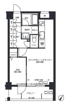 パルティーレ横濱の間取り