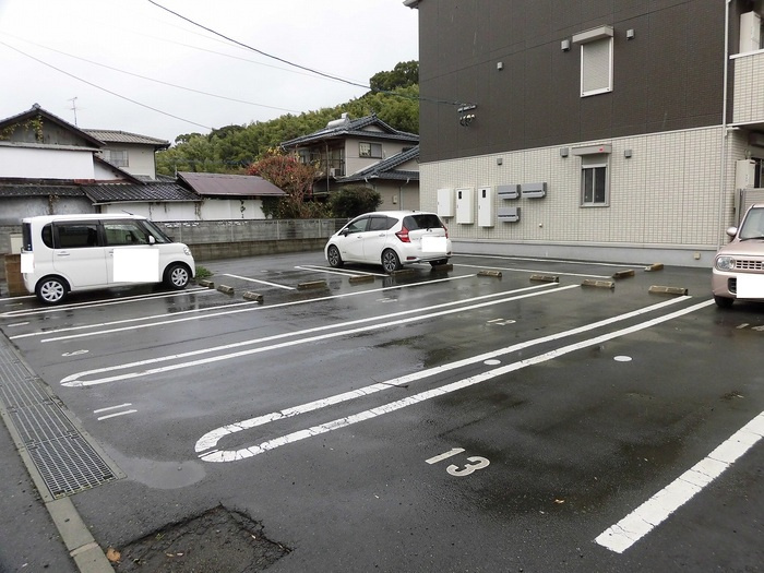 パティオの駐車場
