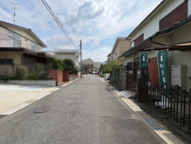 長岡京市柴の里の前面道路含む現地写真|綺麗に整った区画のため、人気のあるエリアです！