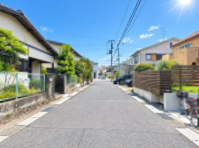 長岡京市柴の里の前面道路含む現地写真|綺麗に整った区画のため、人気のあるエリアです！