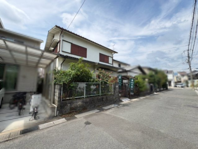 長岡京市柴の里の前面道路含む現地写真|隣家との建て詰まり感もなく、ゆったりとした暮らしが叶いそうです！