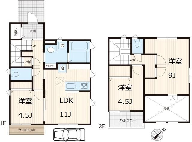【間取り】 | 入間町貸家