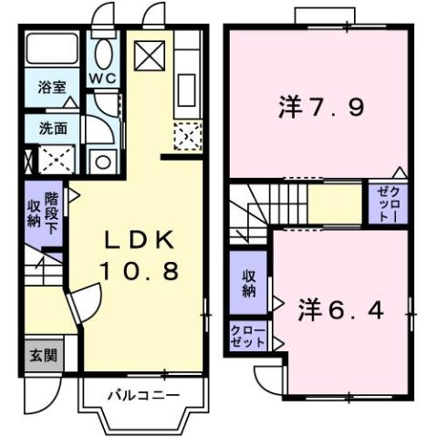 【間取り】 | サニーグレイスＭ１号館