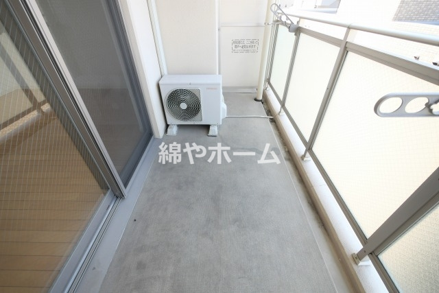 レジディア谷町のバルコニー|広々としたバルコニーです