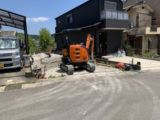 京都市北区西賀茂蟹ケ坂町　新築一戸建ての外観