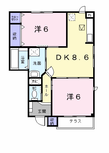 グリーンカルムの間取り
