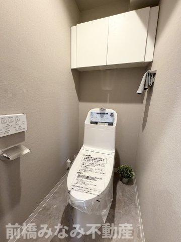 【中古マンション】前橋市大手町　パシフィックパレス　606号室　2LDKのトイレ|清潔感のあるトイレです
