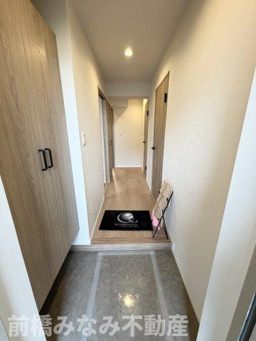 【中古マンション】前橋市大手町　パシフィックパレス　606号室　2LDKの玄関|ゆったりとした玄関です