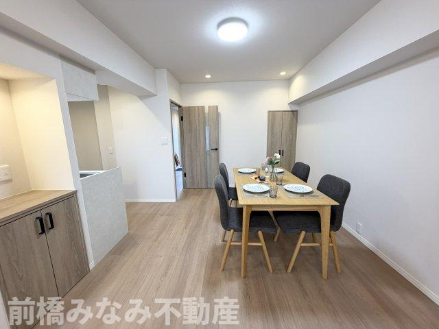 【中古マンション】前橋市大手町　パシフィックパレス　606号室　2LDKの居間・リビング|使いやすい居間です