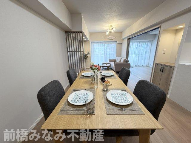 【中古マンション】前橋市大手町　パシフィックパレス　606号室　2LDKの居間・リビング|居間です