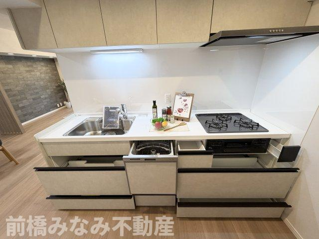 【中古マンション】前橋市大手町　パシフィックパレス　606号室　2LDKのキッチン|キッチンでお料理をお楽しみください