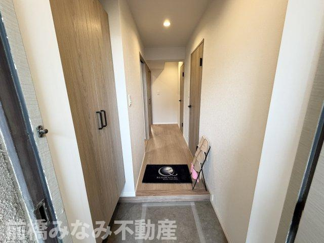 【中古マンション】前橋市大手町　パシフィックパレス　606号室　2LDKの玄関|ゆったりとした玄関です