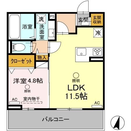 ボナール武蔵ヶ丘の間取り