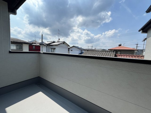 糟屋郡新宮町2期　1号棟のバルコニー
