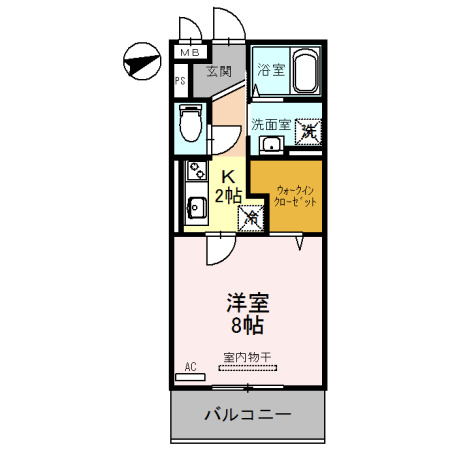 ロータス長町　A棟の間取り