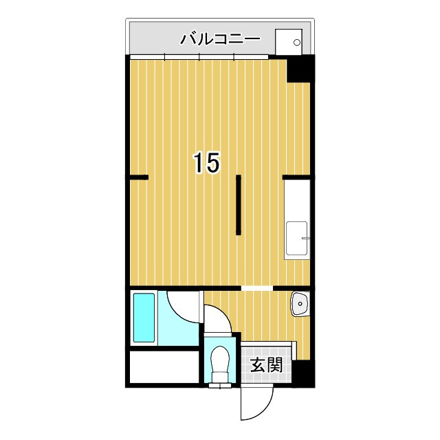 コーポラス西賀茂の間取り