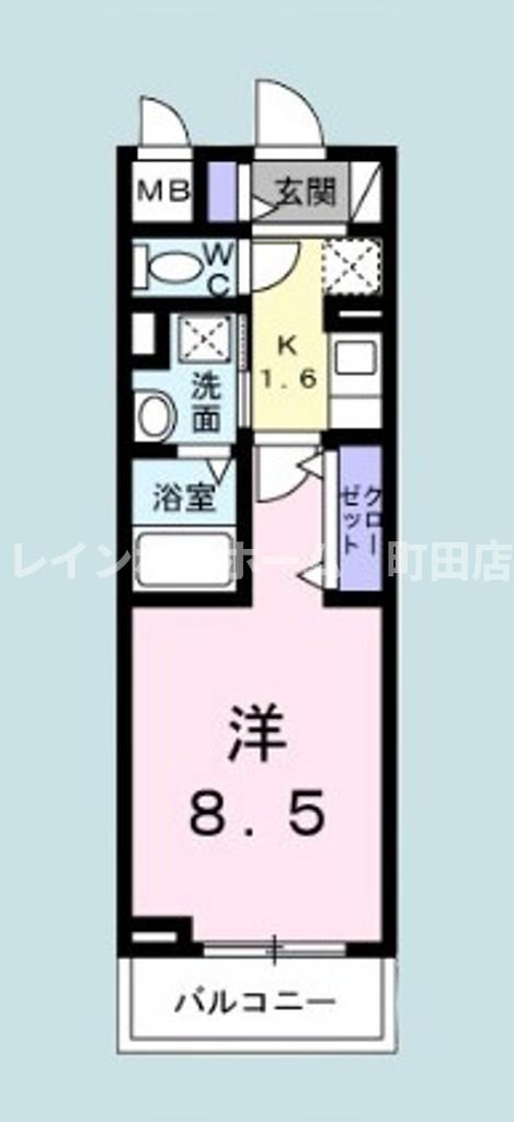 ヴェリーヌ※初期費用分割あと払いサービス利用可能物件の間取り