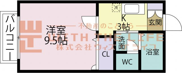 フローラルコート【キャッシュバック対象物件】の間取り