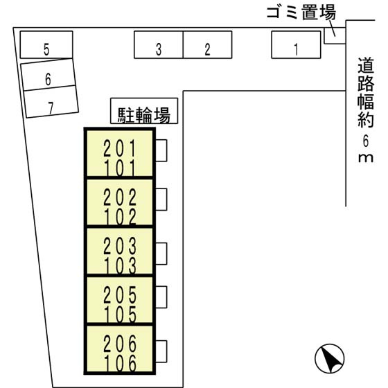 リヴェールＳＥＴＡの区画図