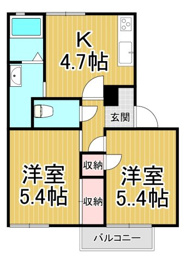 メゾンウエストメドーの間取り