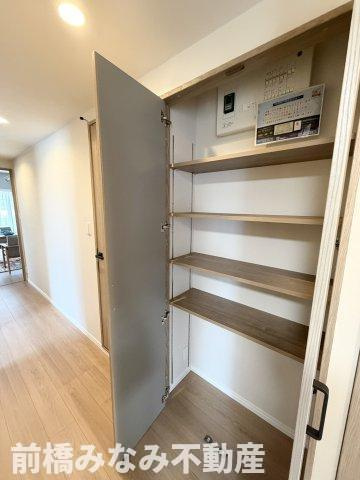 【中古マンション】前橋市南町　ダイアパレス　413号室　3LDKの収納|便利な収納スペースです