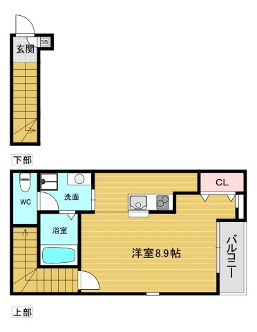 【間取り】 | あんしん+ＶｅｒＭ五ケ山22-2001