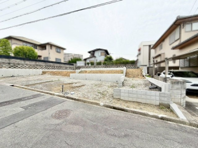 【前面道路含む現地写真】 | 若松台３丁　新築分譲住宅　全２区画