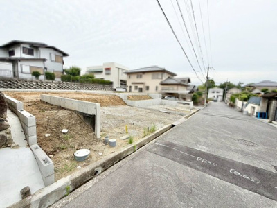 【前面道路含む現地写真】 | 若松台３丁　新築分譲住宅　全２区画
