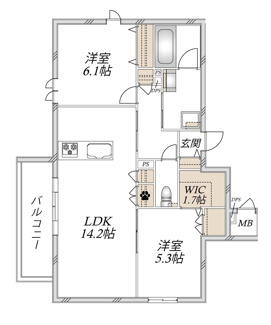 【間取り】 | HEBEL MAISON 甲東園