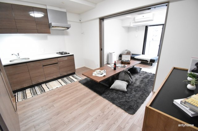 ルネフラッツ谷町四丁目　仲介手数料無料の居間・リビング