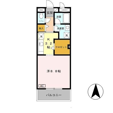 フィオーレ北条の間取り