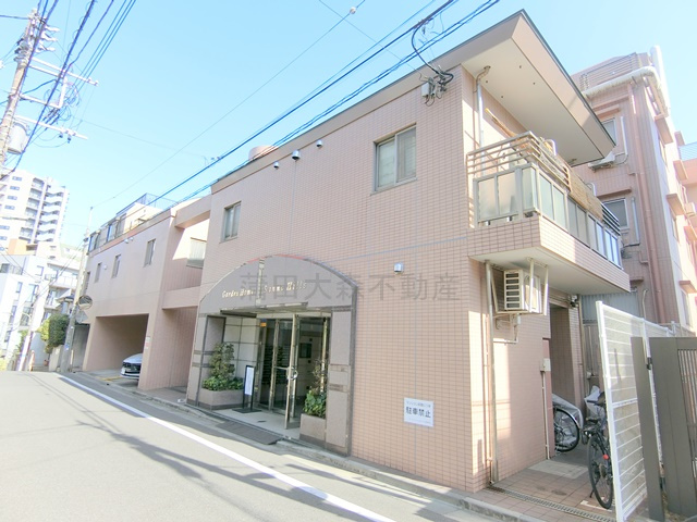 ガーデンホーム山王ヒルズの外観|1997年2月築　RC鉄筋コンクリート造地上7階建て総戸数28戸の分譲賃貸マンション
東京都大田区山王3丁目　JR京浜東北線大森駅徒歩4分、京浜急行本線大森海岸駅徒歩13分