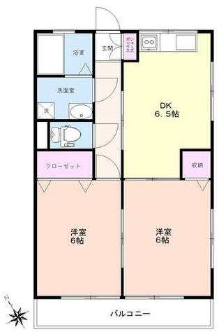 【間取り】 | ファブール志木1
