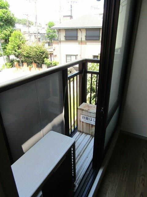 末吉パークハイツのバルコニー