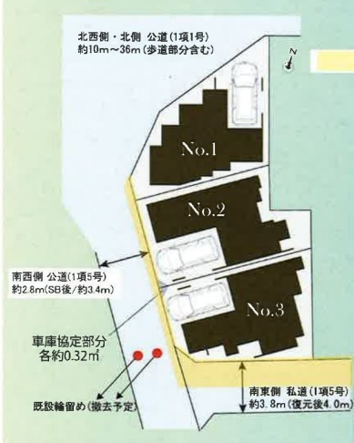 西東京市北町　全3棟　2号棟