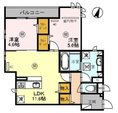 【間取り】 | ヴィア・ラッテア