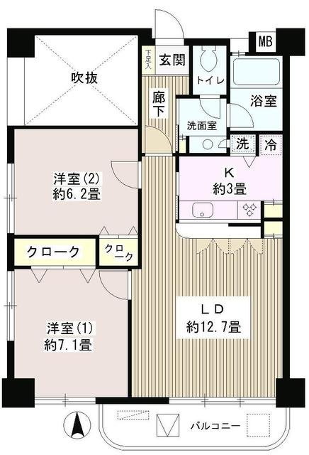 サンハイムの間取り
