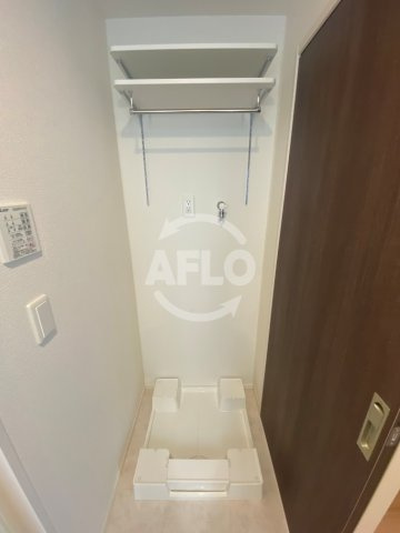 D-room今川　A棟の洗面所|D-room今川　A棟　室内洗濯機置き場