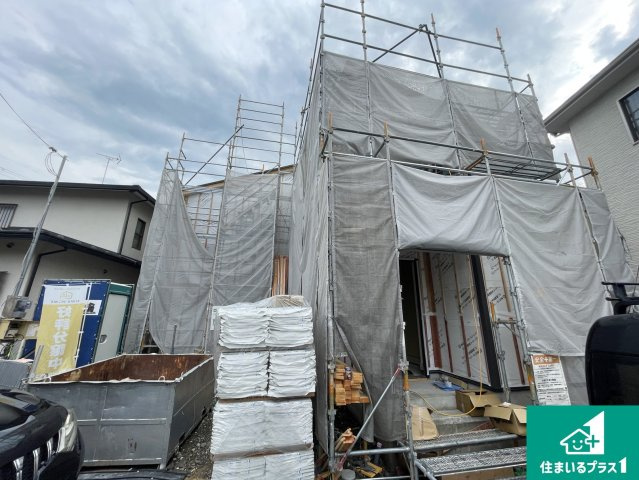大津市千町　第1期　新築一戸建ての外観|現在建築中！落ち着いた街並みで新生活を始めることが出来そう！周辺の物件も併せてご紹介させて頂きます！