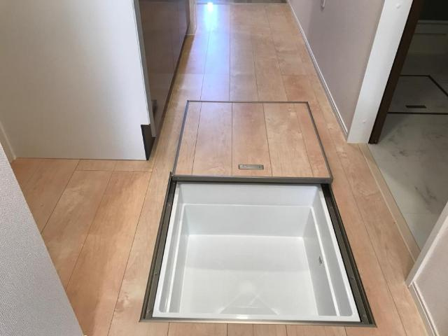 岡崎市宇頭町新築アパートの収納|床下収納（イメージ）