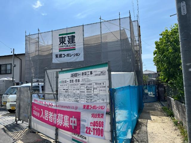 岡崎市宇頭町新築アパートの外観|完成予想図