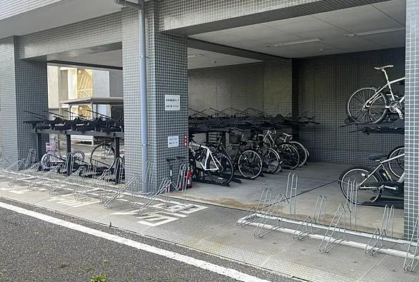 【駐輪場】 | 水戸市三の丸1丁目　中古マンション　三の丸グランキャッスルタワー