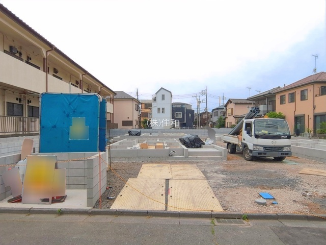【新築分譲住宅】富士見市上沢1丁目の前面道路含む現地写真