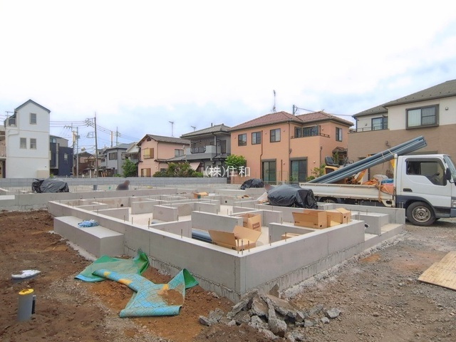 【新築分譲住宅】富士見市上沢1丁目の前面道路含む現地写真