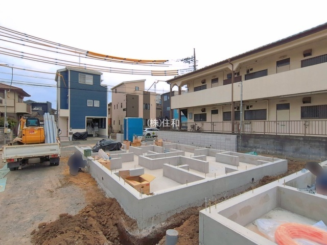 【新築分譲住宅】富士見市上沢1丁目の前面道路含む現地写真